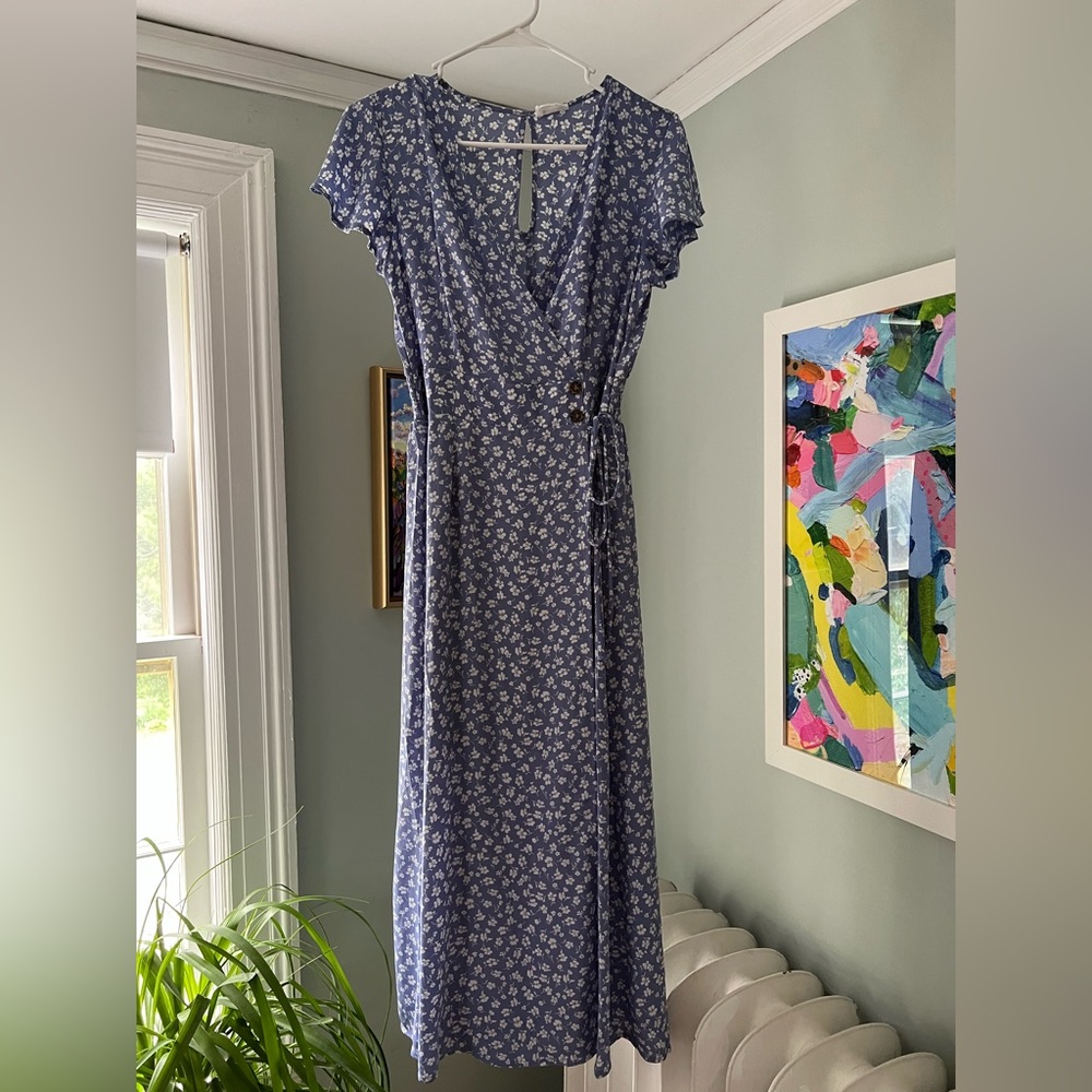 Sienna Sky blue floral dress